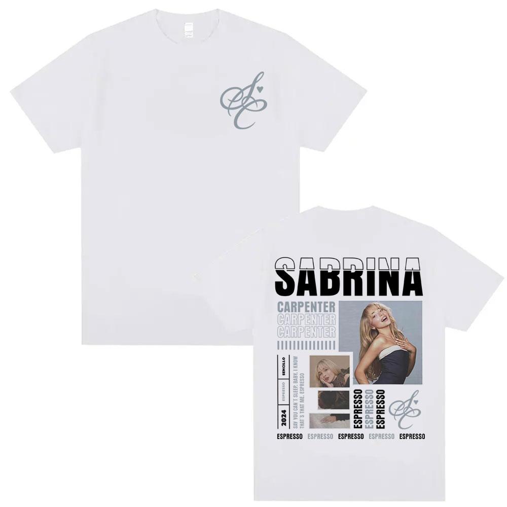 Sabrina Carpenter Short N Sweet Album Tour Tshirts Unisex Womens Harajuku Hip Hop Trend T Shirt Summer Tops High Quality Tshirt