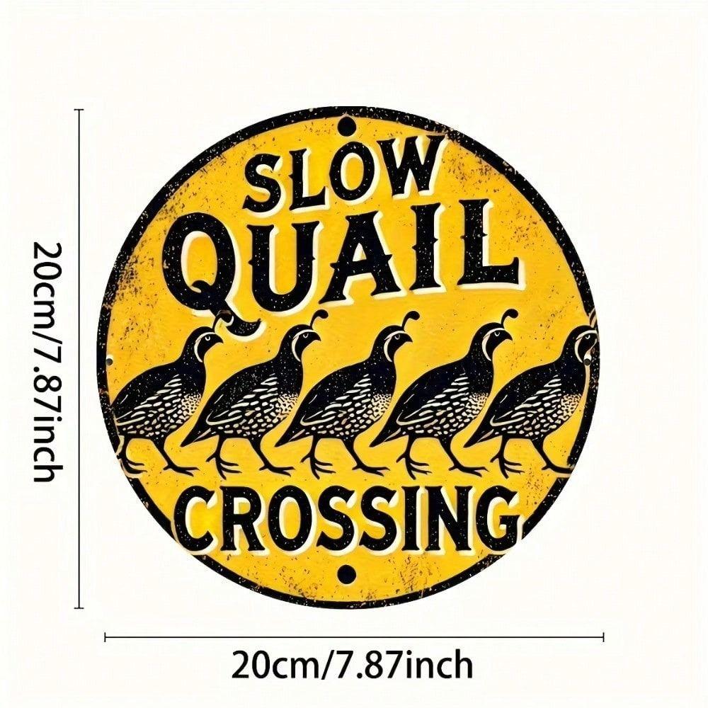 Vintage Tin Sign Metal Wall Art Decoration 20x20cm Retro Home Decor