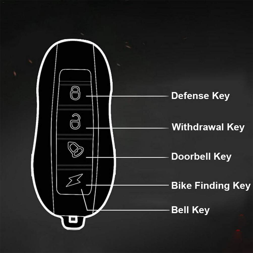 USB Rechargeable Anti Theft Bike Alarm Vibration Trigger Alarm with Remote Control 110dB Horn