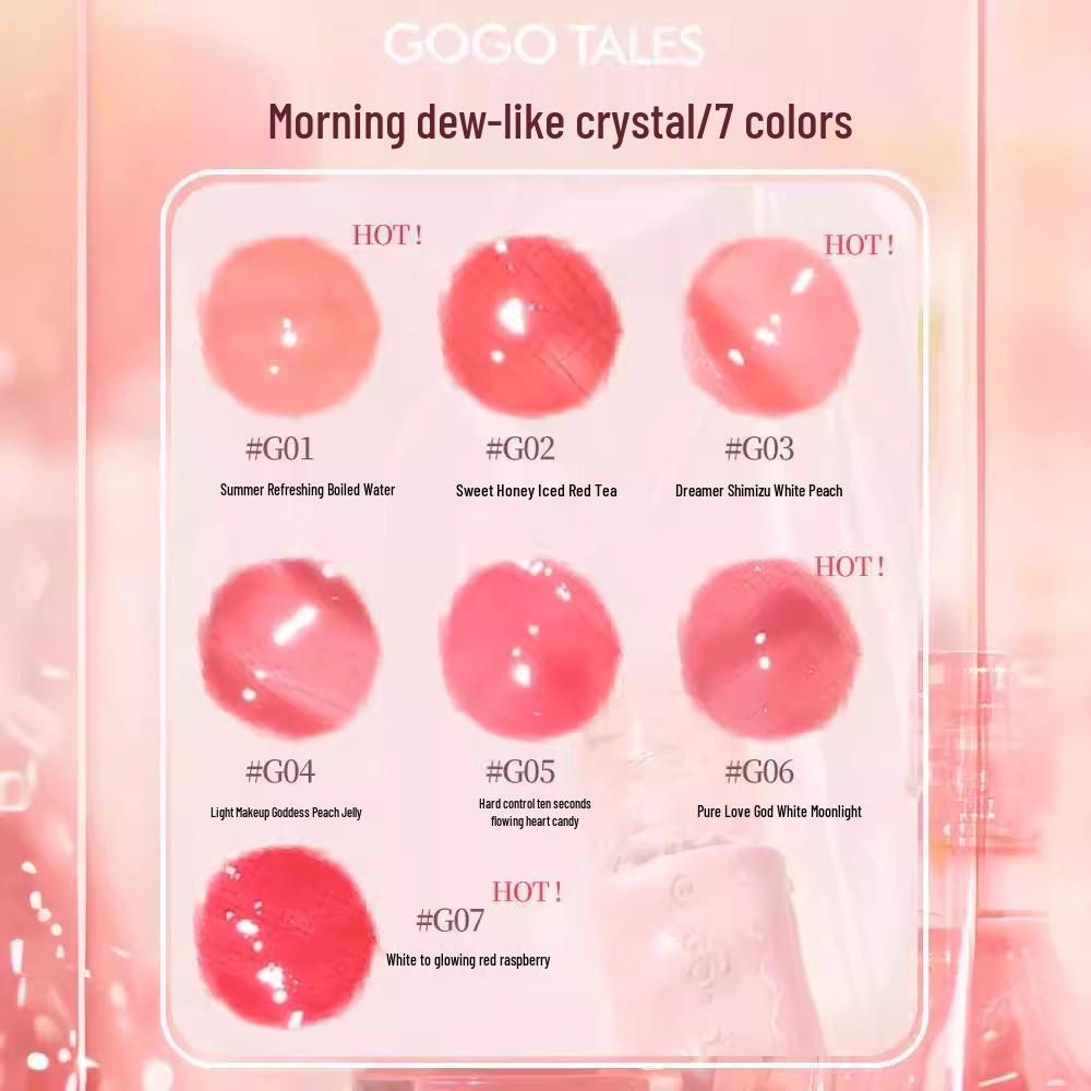 Gogotales Gogo Dance Moisturizing Lip Gloss - Reduces Lip Lines with Mirror Shine and Hydrating Essence