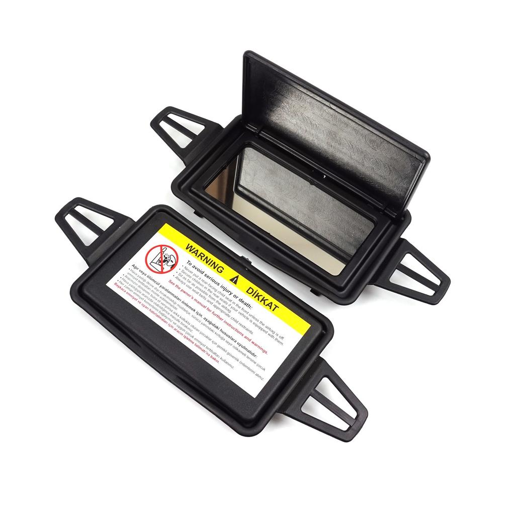 BDP524-1 2 sztuki osłona przeciwsłoneczna do makijażu lusterko kosmetyczne i lusterko czarne do Mercedesa W210 W211 2108102510 2118100410 