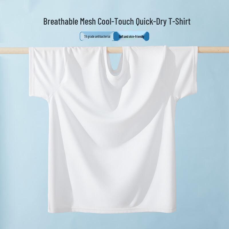Men's Ice Silk Quick-Dry Cooling Mesh T-Shirt