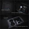 CARENTR Tesla New Model Y Juniper & Model 3 Center Console Organizer (Dual-Tier Storage, Smooth Slide) – Compatible with Model 3 (2024-2025) / New Mod