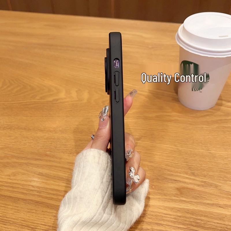 Apple 17 ProMax Metallic Magnetic Phone Case with iPhone 16 Lens Film and iPhone 14/15 Drop-Proof Protection.