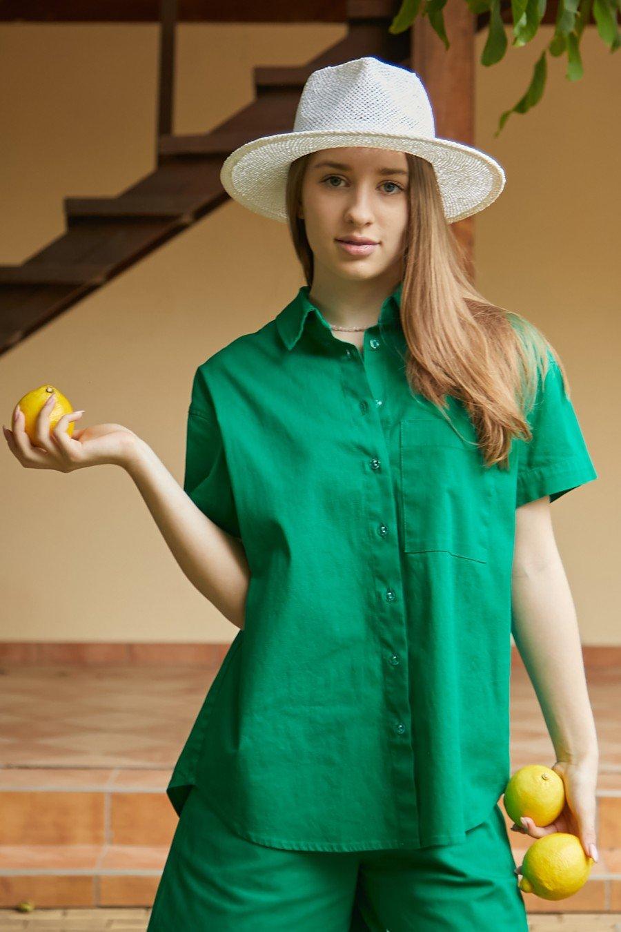 

Сорочка Forly (96010) 40/42(XS/S) зелений