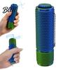 Stress Relief Gadget 3D Printed Spiky Fidget Toy with Ball Chain Gripper Sensory Portable Spinner & Clicker Travel Massage Stick Pain Stimming Tool