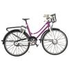 Ornamente Mini Bicicletă Mov Material Aliaj Stil Antich Model Bicicletă Jucărie Pentru Colecție Acasă Birou