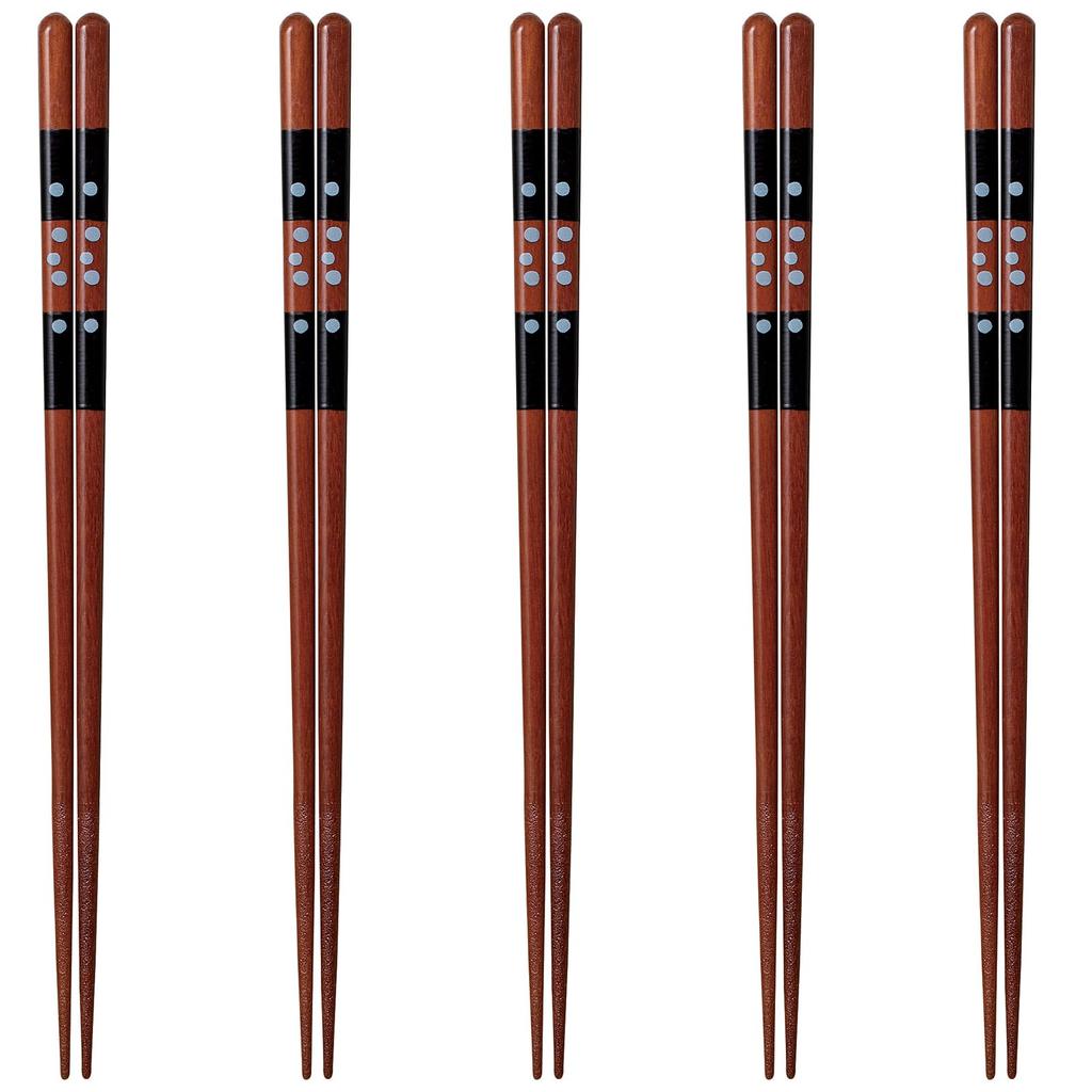 Happy Set of Dishwasher Made In PID9995 J-kitchens Chopsticks, 5, Material Wood, Safe, Japan,