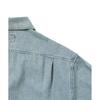 ThiSiSneverthat WaShed Denim Zip S S Shirt WaShed Blue