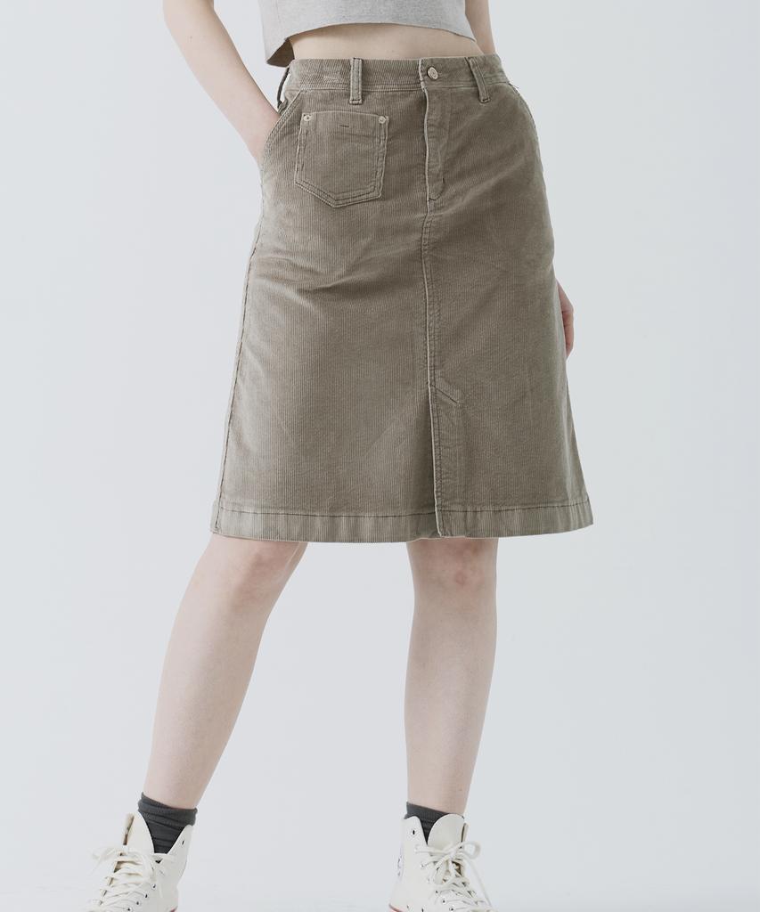 Lam Rp460 Corduroy A-Line Skirt