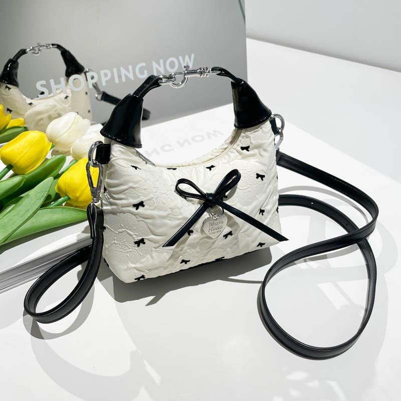 Butterfly Bow Sweet Decoration Women Casual Shoulder Crossbody Bag Daily For