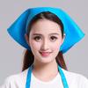 Cotton Triangle Kitchen Work Cap Unisex Work Turban Hat Simple Chef Hat  Summer