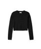 SALON DE YOHN Button Slit Cardigan_ Black