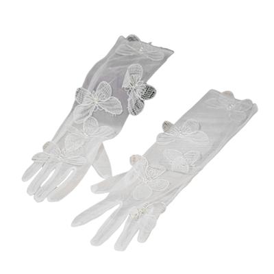 Elegant Butterfly Gloves Long Sheer Gloves Wedding Dress Gloves Evening Party Accessories Handwear Photography Props