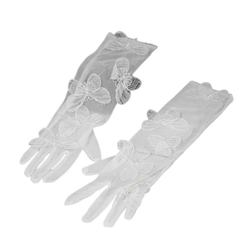 Elegant Butterfly Gloves Long Sheer Gloves Wedding Dress Gloves Evening Party Accessories Handwear Photography Props 1