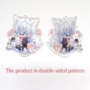 Anime Jujutsu Kaisen Itadori Yuji Gojo Satoru mini Stand Acrylic Small eyes kawaii Model Desk Decor Collection Gifts Statue Toy