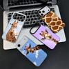 Giraffe Animal Pattern Shockproof Phone Case for iPhone 17 Air 16 16E 15 Pro Max 14 Plus 13 Mini 12 Back Cover Anti Fall Fundas