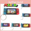Super Mario Switch Modèle de Console de Jeu Porte-clés Pendentif Anneau de Clés Pour Cadeaux Enfants Noël