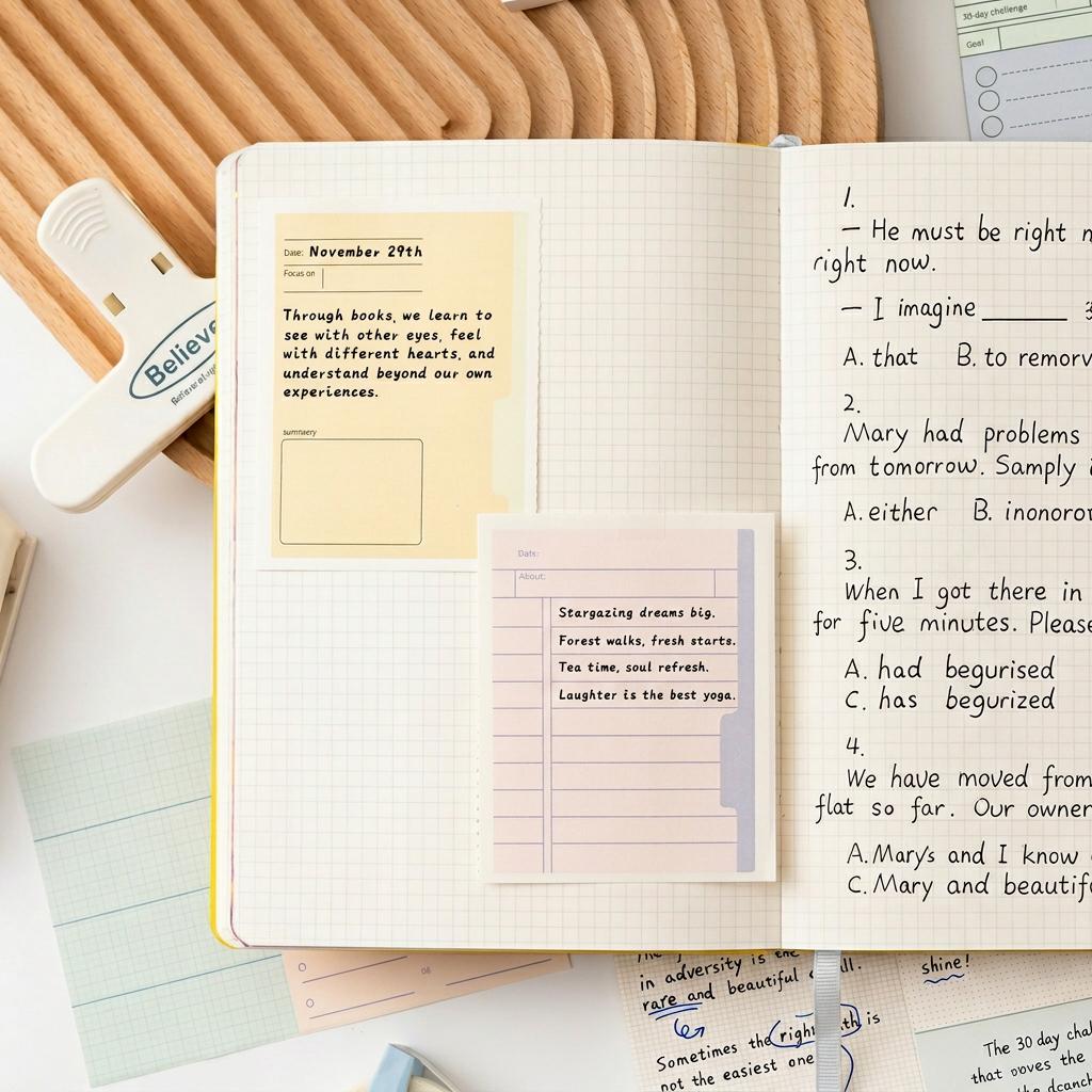 Daily Schedule Notepad Non-Adhesive Tearable Planning Notepad Non-Adhesive Memo Pad Pre-Scored Weekly Plan Memo Pad For Students