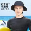 Sonnenhut mit breiter Krempe Faltbarer Wander-Fischerhut Herren- und Damen-Surf-Sonnenschutz Fischerhut