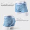 Maoren Men's Anti-bacterial Breathable Cotton Boxer Briefs 4-Pack