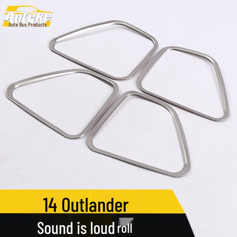 Stainless Steel Speaker Ring Frame for 2014 Outlander Door Audio System.