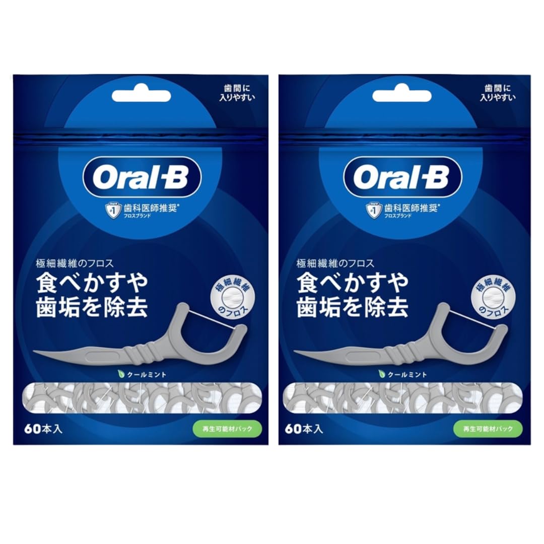 

Набор зубной нити Oral B Floss Pick Deep Clean, 60 шт. x 2 пакета