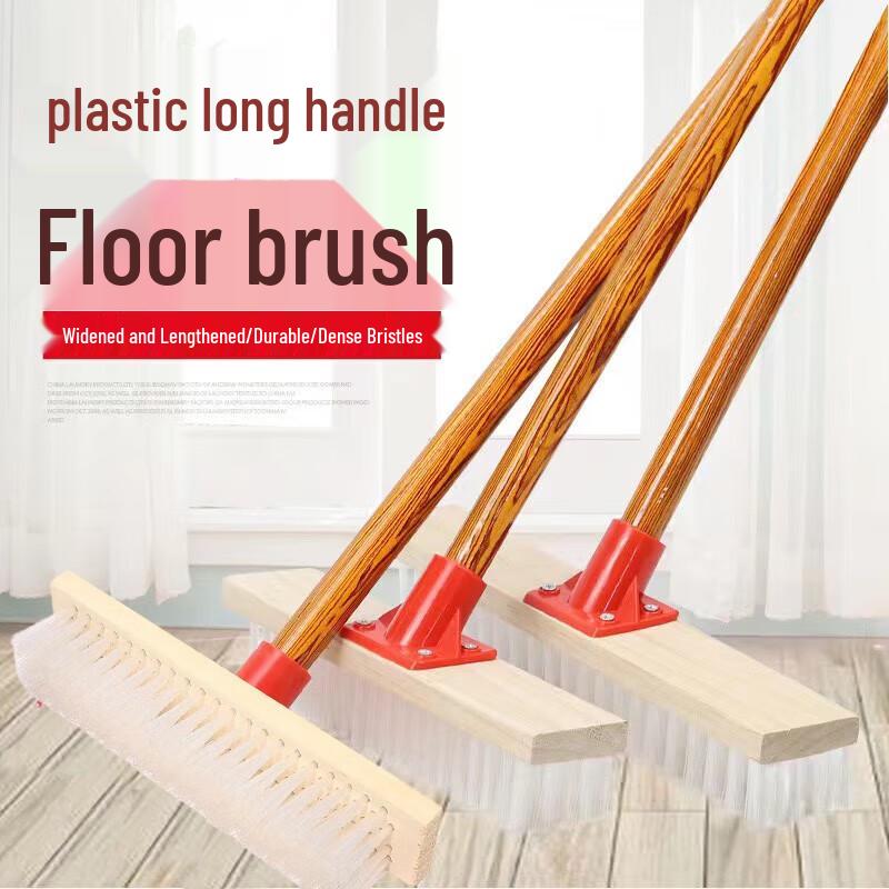 OEING Long Handle Hard Bristle Floor Cleaning Brush