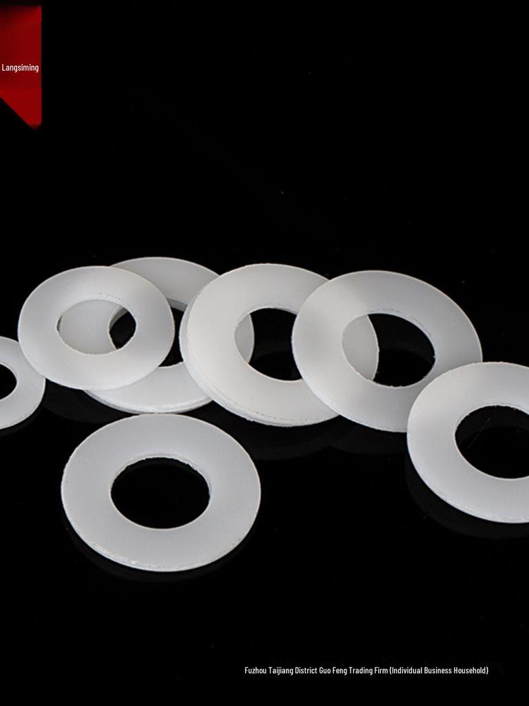 Steel Plastic POM Gasket Insulating Washer - High Strength Flat Washers (M2, M4, M5, M6, M8, M10)