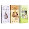6Pcs 0.5mm Gel Pen Writing Stationery Black Ink Pens Portable Straight Liquid Pen  School/Office