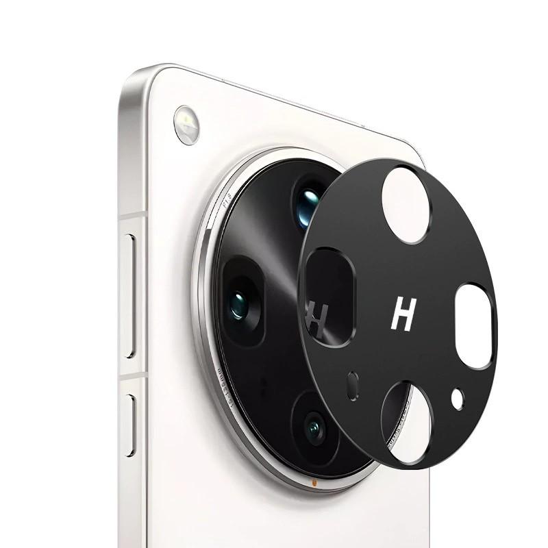 

Для Oppo Find X8 Ultra 5G Металлический протектор объектива камеры WANLONFENG Серия LHJ Интегрированная плёнка для объектива Black