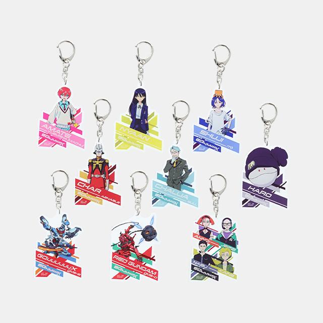 

[Bandai] Mobile Suit Gundam GQuuuuuuX Acrylic Key Holder Collection