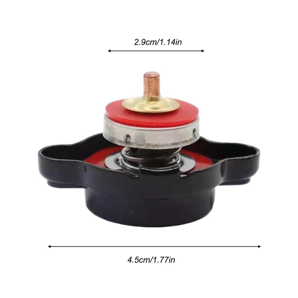 Temperature Gauge Radiator Cap - Precise Pressure Radiator Cap, Durable Cooling System Cover |