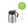 Pearl Metal Insulated Tabletop Pot, 1000ml/1.0L, Stainless Steel, Double-Layered Vacuum Wall, Silver, Elenot HC-247
