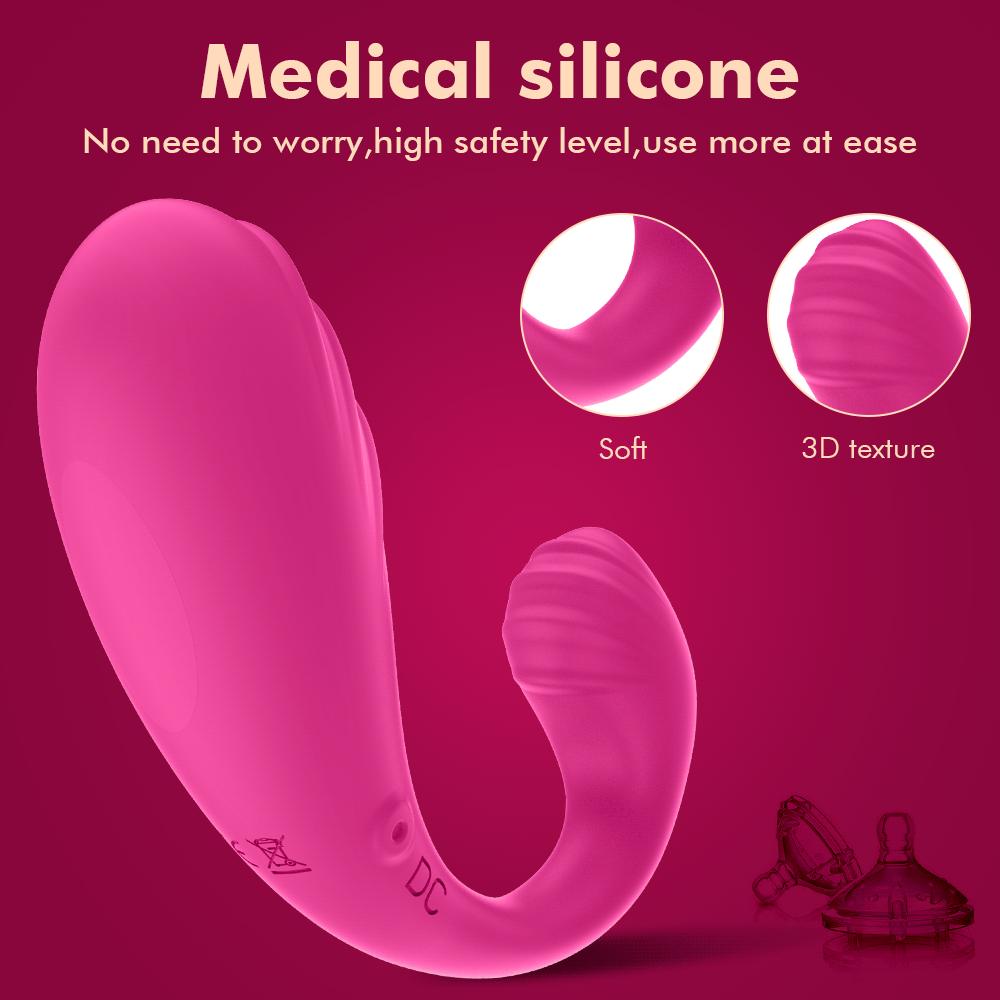 APP Controlled Vibrating Egg Massager Wearable G Spot Anal Stimulator Adult Sex Toys for Women Couples