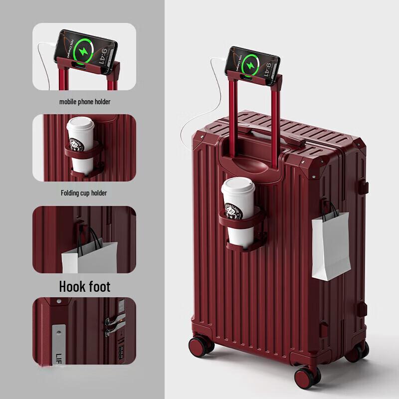 OEING 24-inch Spinner Suitcase