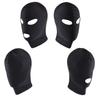 Unisex Uomo Donna Maschera a pieno facciale Maschera per la testa in lattice Metallizzato lucido Occhi aperti Bocca Cosplay Copricapo Cappuccio per giochi di ruolo Costume