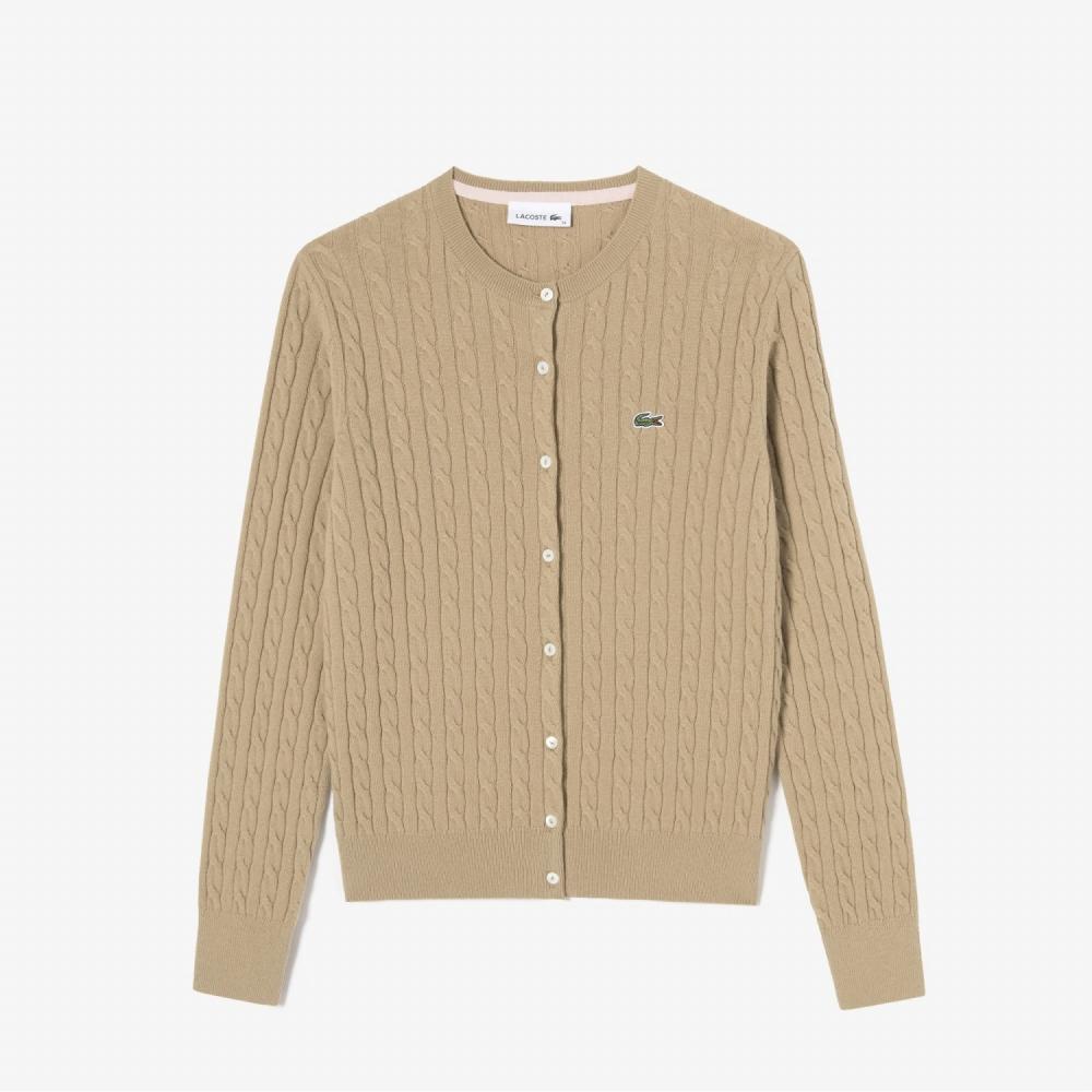 

Женский кардиган с круглым вырезом LACOSTE AF090E53N CB8