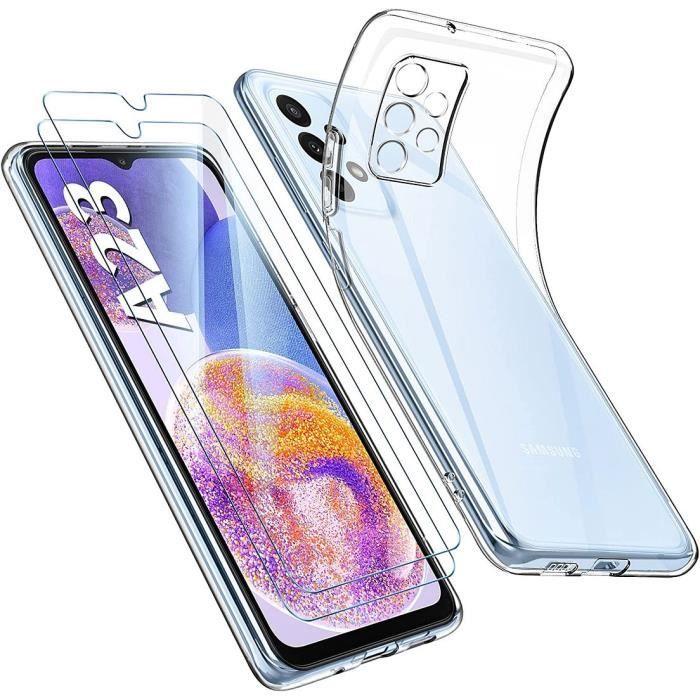 Coque de protection - BOOLING - Samsung A23 5G - Souple - Transparent - Pack 2 Verres Trempés