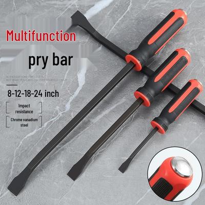 Multi-Function Steel Woodworking Pry Bar Tool for Flooring & Wardrobe Projects