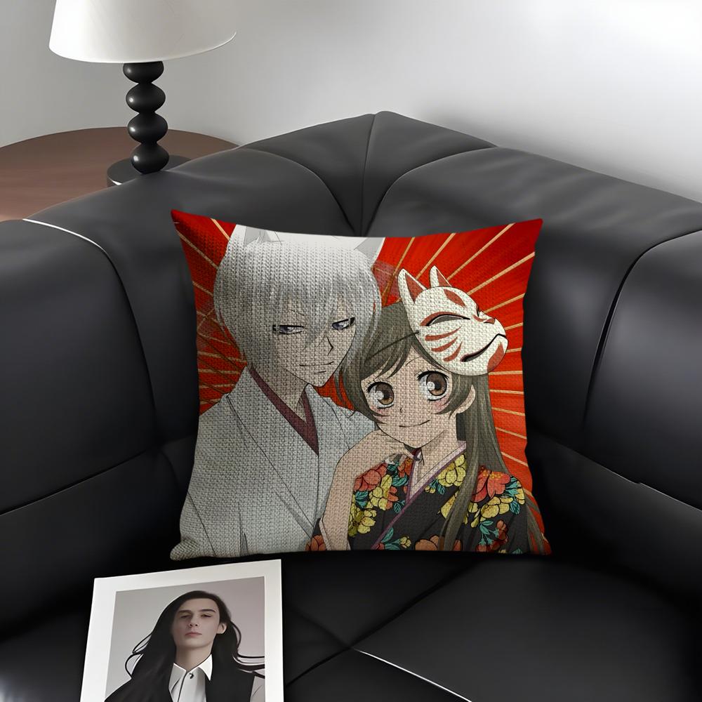 

KKamisama HajimemashitaA AnimeCushion Cover Natural Linen Organic Fabric DoubleSided Printing Sofa Home Decor Gift Pillow Case 30x30cm