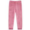 Dziecięce Spodnie Dresowe, Malinowe, 104