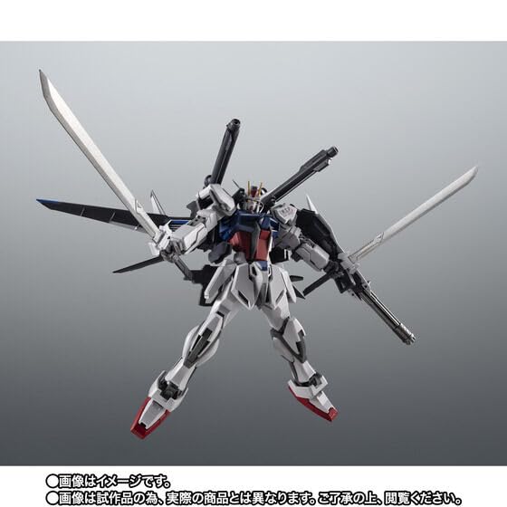 ROBOT Spirits <SIDE MS> GAT-X105 Strike Gundam (Regenerated) + I.W.S.P. Ver. A.N.I.M.E. Approximately 125mm PVC & ABS Painted Movable Figure