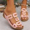 Large Size Roman Style Women's Sandals Open Toe Beach Slippers  Summer Wedges Comfortable Outdoor Slip-On Shoes for Women