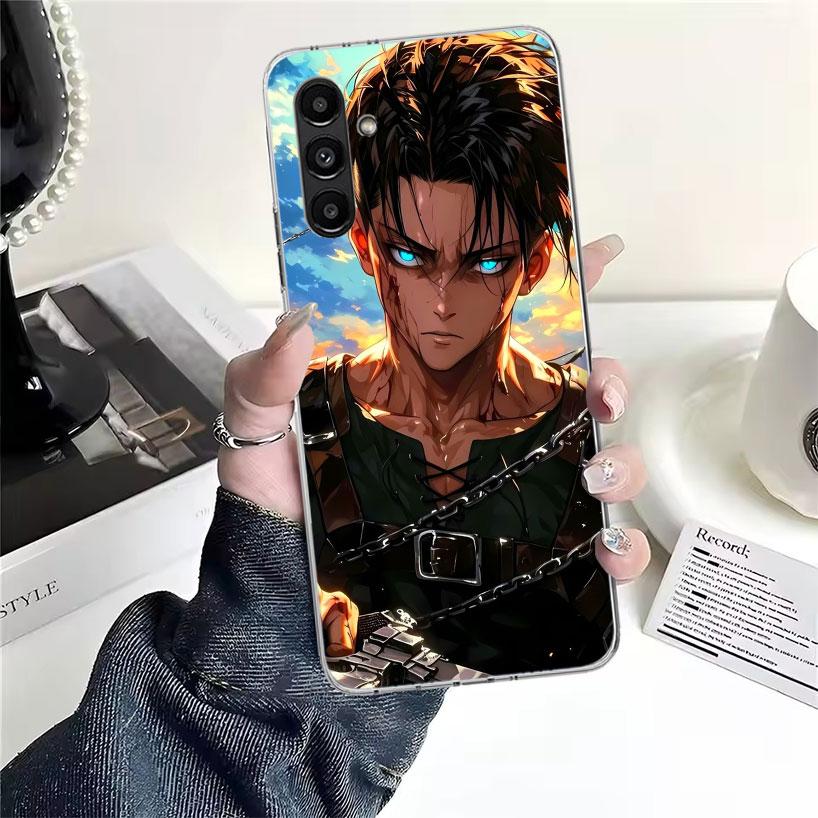 A-Attack on T-Titan Levi Phone Case For Samsung Galaxy A13 A14 A15 A16 A17 A53 A54 A55 A56 A57 A33 A34 A35 A36 A37 A23 A24 A25 A