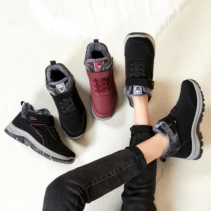 Fashion Women'S New Winter Hiking And Mountaineering Snow Boots Thick And Warm Work Cotton Boots Versatile And Comfortable Sports Boots