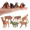 Simulation Tiger Lion Giraffe Elephant Hippopotamus Wild Animal Model Ornament For Educational Display And Collectors