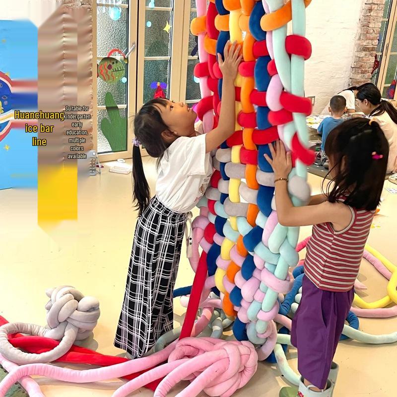 

Icelandic Wool Cotton Tapestry for Kindergarten: Waterfall Hanging Ornament Other