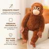 Stuffed Doll Monkey Plush Toy Realistice Orangutan Plush Doll Large Plush Monkey Doll  Baby Toys