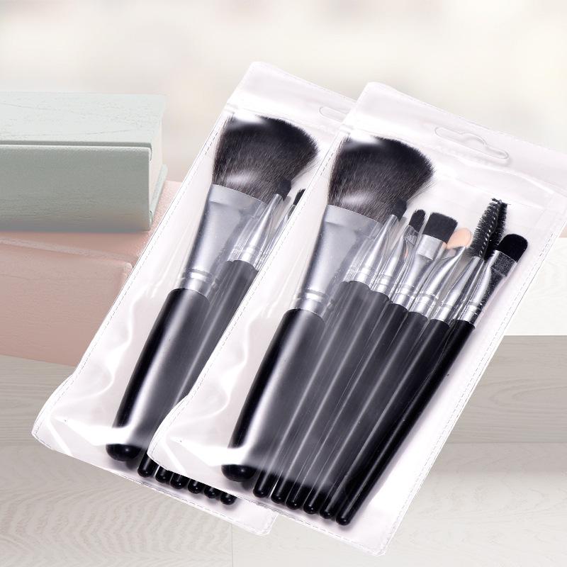 7-Piece Portable Makeup Brush Set: Blush, Eyeshadow, Lip, Eyelash Brushes In Stock
